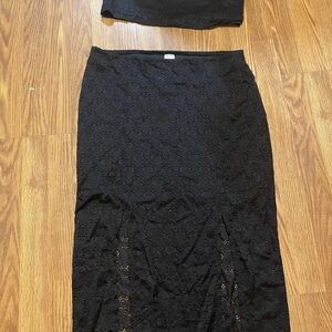 No Boundaries Black Lace 2 Piece